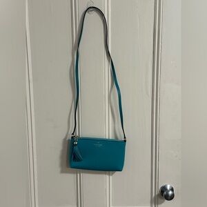 Kate Spade Ivy Street Amy Turquoise Crossbody Bag